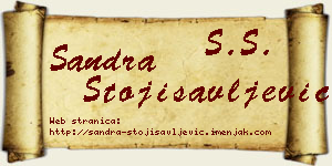 Sandra Stojisavljević vizit kartica